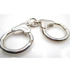 Vintage 925 Italy Key Fob Sterling 33 grams Keychain